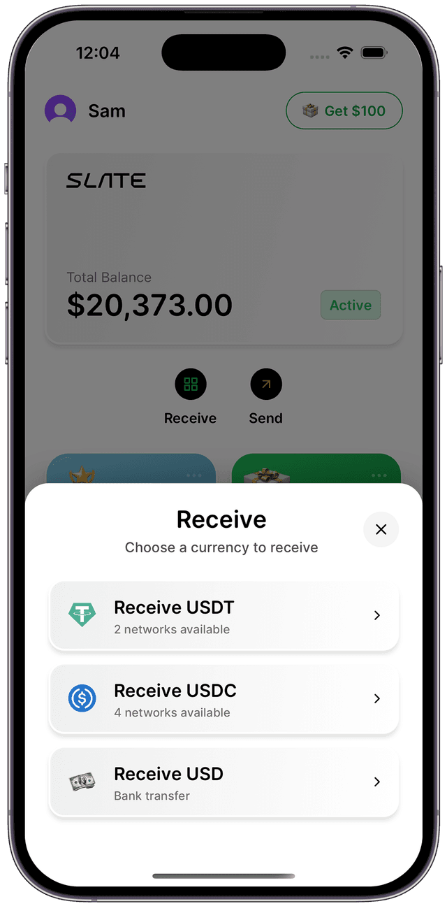 Get paid globally, instantly.