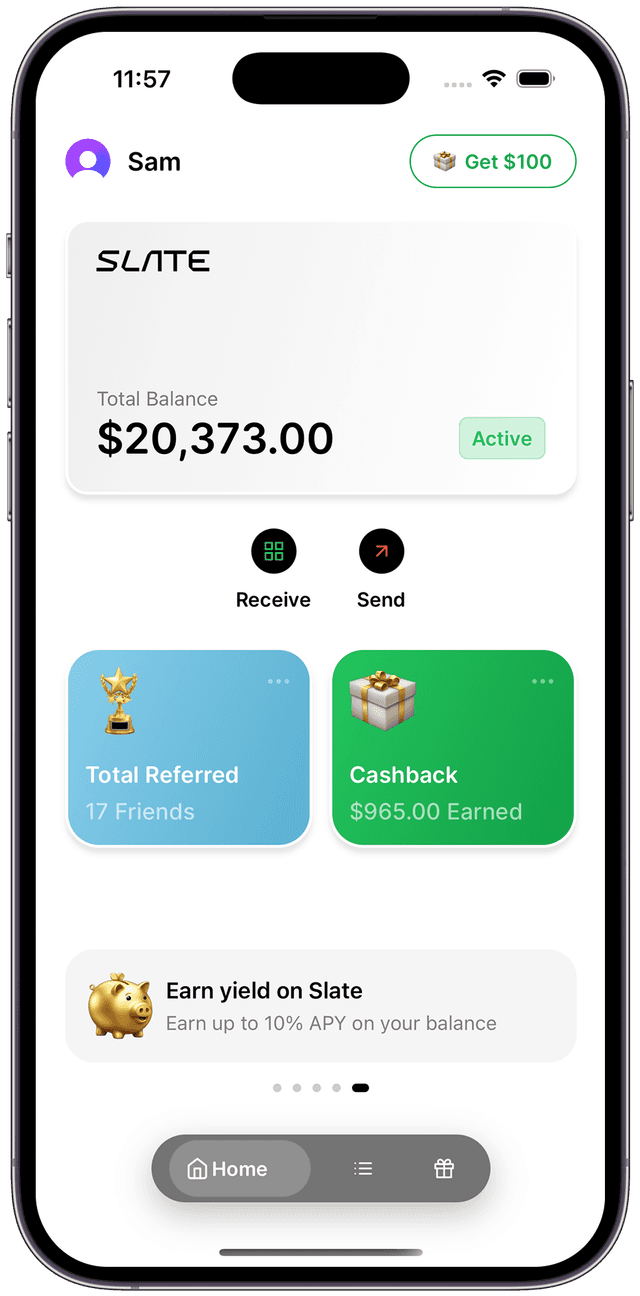 Your digital dollars, always growing.